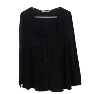 OLD NAVY black button down Shirt